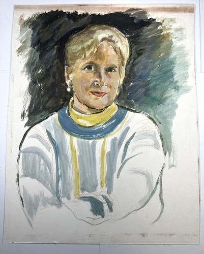Quadro incompiuto donna - incompiuto,