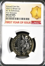 2023 £ 2 fiori nazionali NGC