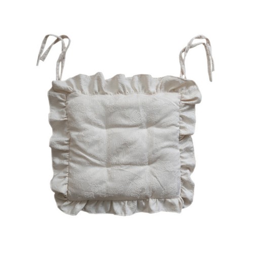 Cuscino trapuntato con volant - cuscino,