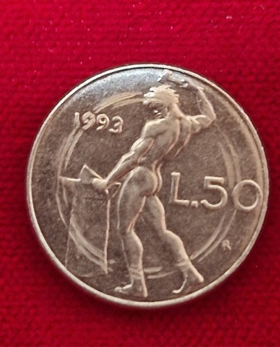 Moneta 50lire piccola 1993 - 50lire,