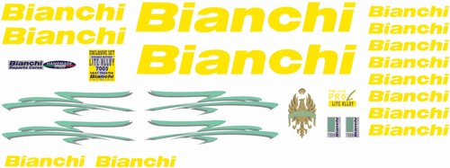 Adesivi telaio bianchi megapro - adesivi,