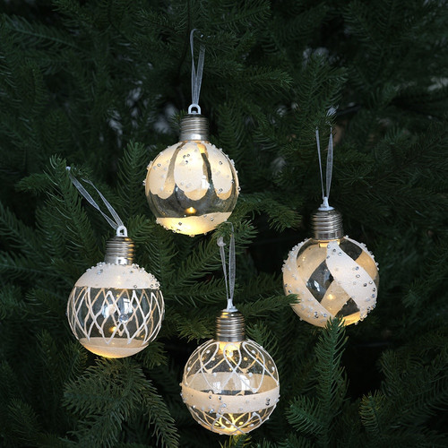 Palline natale luminose - palline,
