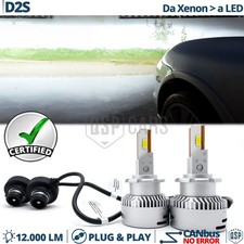 Lampadine LED D2S per Nissan X-Trail 2 T31 Da BI-XENON/XENON a Luci LED Bianche