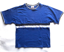 Maglia Juventus L Vintage Toffs Riproduzione Anni 60's Cotone Azzurro Juve _B4