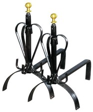 COPPIA ALARI PER CAMINO