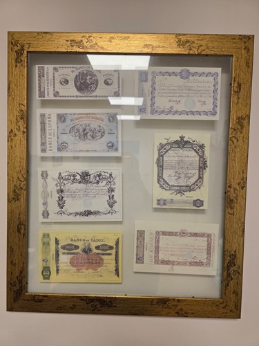 Quadro collezione banconote - collezione,