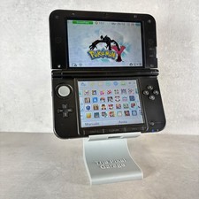 NINTENDO 3DS XL CONSOLE Nero + GIOCHI POKEMON e Caricatore