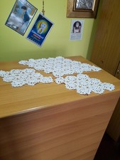 LOTTO DI 3 CENTRINI UNCINETTO