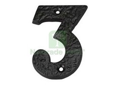 1PZ NUMERO CIVICO "3" IN FERRO