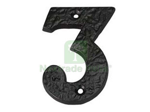 1pz numero civico - numero, ferro