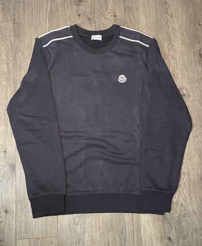 Felpa girocollo moncler logo - girocollo,