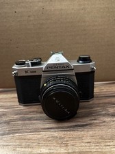 Pentax K1000 fotocamera reflex pellicola 35 mm con obiettivo messa a fuoco manuale attacco PK 50 mm leggere des