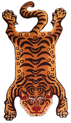 Tappeto tigre tibetano tappeto