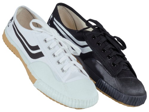 Scarpe wushu tela - in, nero