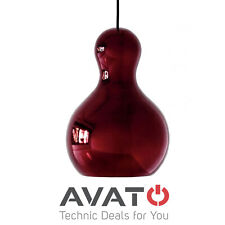 Lampada a sospensione FRITZ HANSEN Calabash P2 - Lightyars - cromata rossa COMPLOT