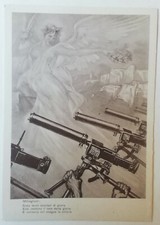 CARTOLINA BATTAGLIONE MITRAGLIERI VOLONTARI DEL LITTORIO SPAGNA OMS ESPANA 