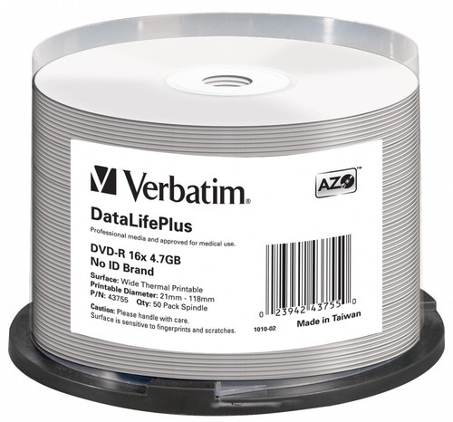 Verbatim 43755 dvd - 43755, 4.7gb