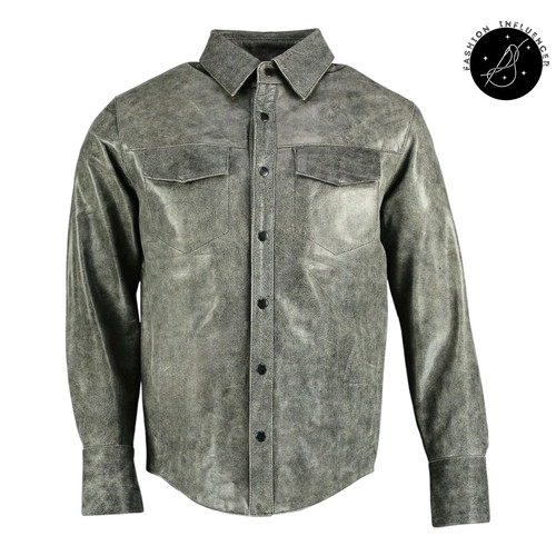 Giacca camicia western uomo