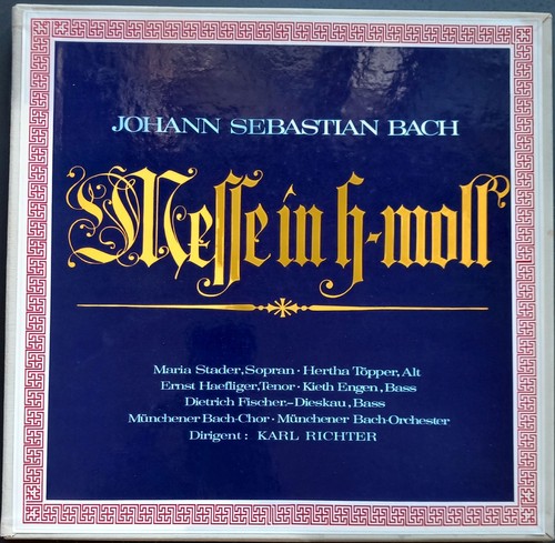 Bach moll messe richter - bach, h-moll