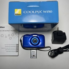 Nikon Coolpix W150 fotocamera digitale impermeabile testata + caricatore, batteria, guida