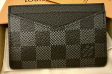 Portafoglio Louis Vuitton pelle damier grafite neo porte cartes porta carte