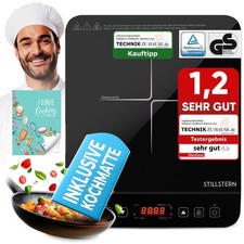 Piano Cottura Induzione, Piano Cottura Induzione 2100W, 19 Livelli, Timer 24h, Touch