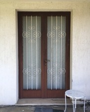 PORTONE/CANCELLO/GRATA in Ferro Battuto vintage 70s