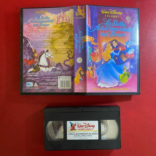 Vhs walt disney la bella - walt,