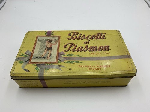 Scatola latta biscotti al - in,