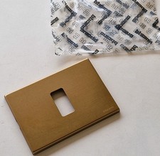 BTICINO MAGIC PLACCA BRONZO ad aggancio 1 posto-foro ORIGINALE NUOVA 503/11B