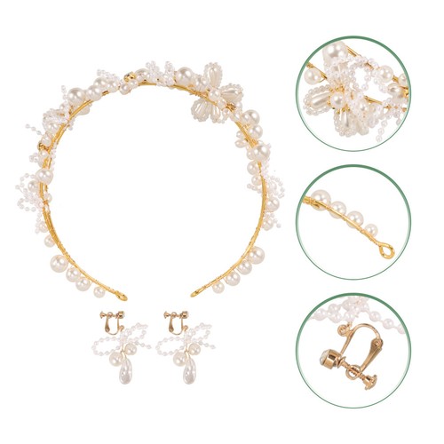 Coroncina sposa orecchini da - ,