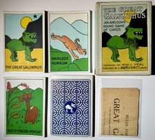 Antique Playing Card Game The