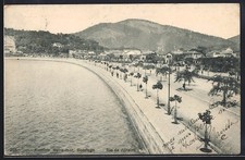 Cartolina Rio de Janeiro, Botafogo, Avenida Beira-mar 1908 