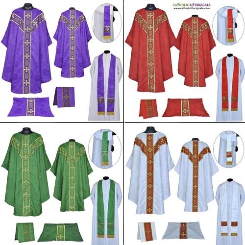 Set casule gotiche messa - 4,