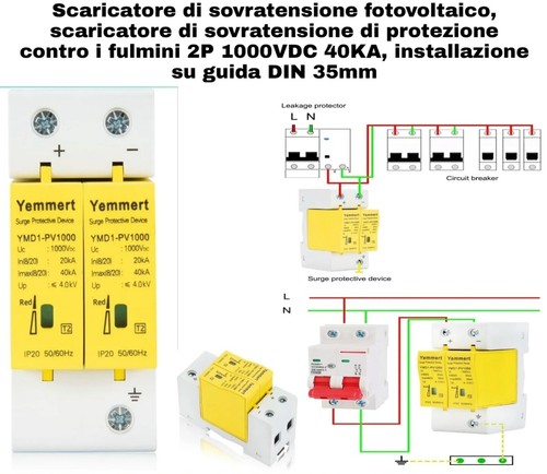 Scaricatore sovratensione - di,