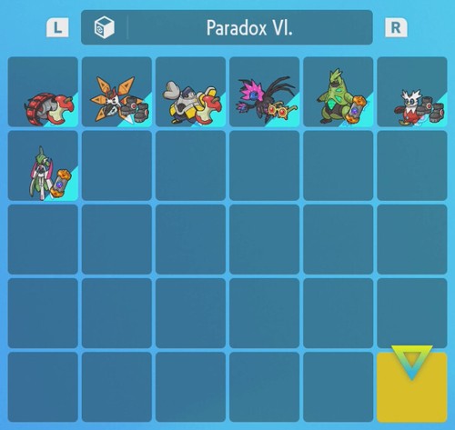 Tutti pokémon paradosso di - pokémon,