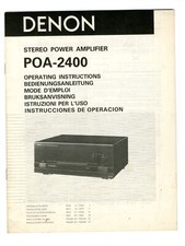 Denon poa 2400 - denon,
