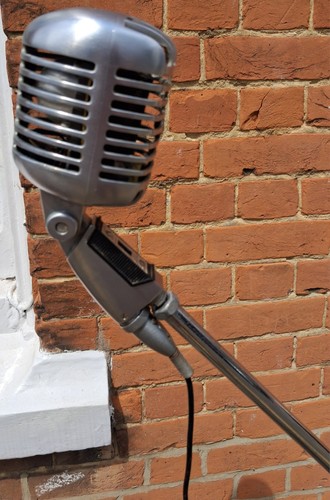 Microfono vintage shure - vintage, 555w