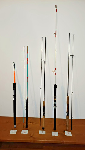 Lotto canne pesca - di,