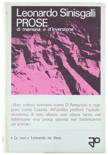 Leonardo sinisgalli prose di - leonardo,