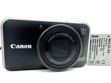 Canon PowerShot SX210 HS fotocamera digitale nera testata dal Giappone - gestione 1 giorno