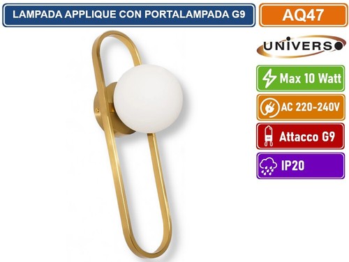 Applique sfera parete - a, da