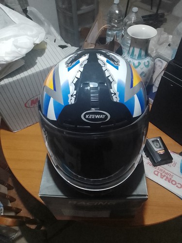 Casco moto marca keeway - casco, l