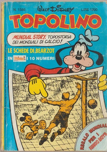Fumetto topolino 1586 - fumetto,