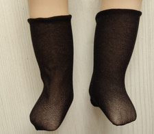 Calze per bambole fini, nere