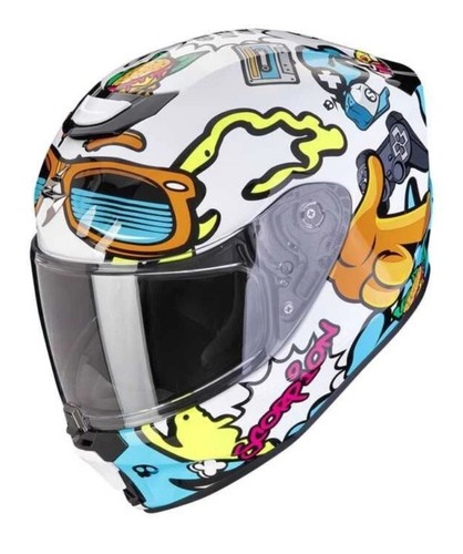 Casco moto integrale scorpion - casco,