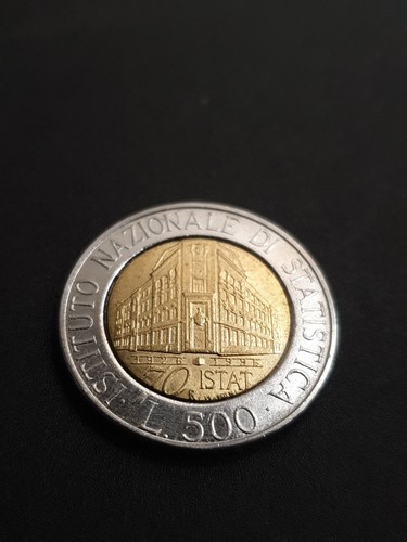 Moneta 500 lire - lire, san