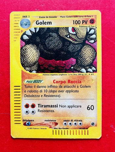 Lotto carte pokemon golem - lotto,