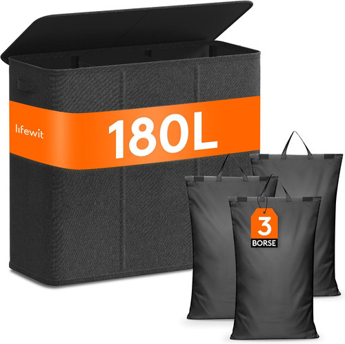 180l cesto portabiancheria - 180l, con