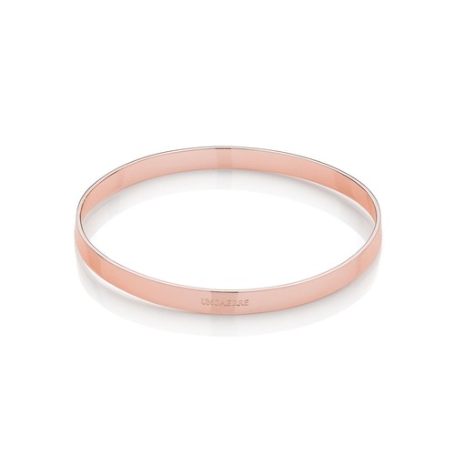 Bracciale rigido dorato rosa